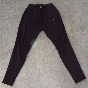 Alphalete Mens Joggers Maroon Red Medium